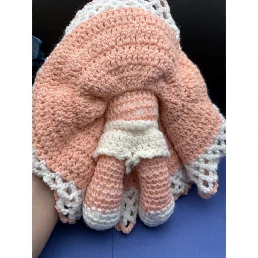 Vintage Strawberry‎ Shortcake Doll Toy Crochet Hand Knitted 12